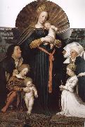 Hans Holbein Our Lady Meyer Spain oil painting artist